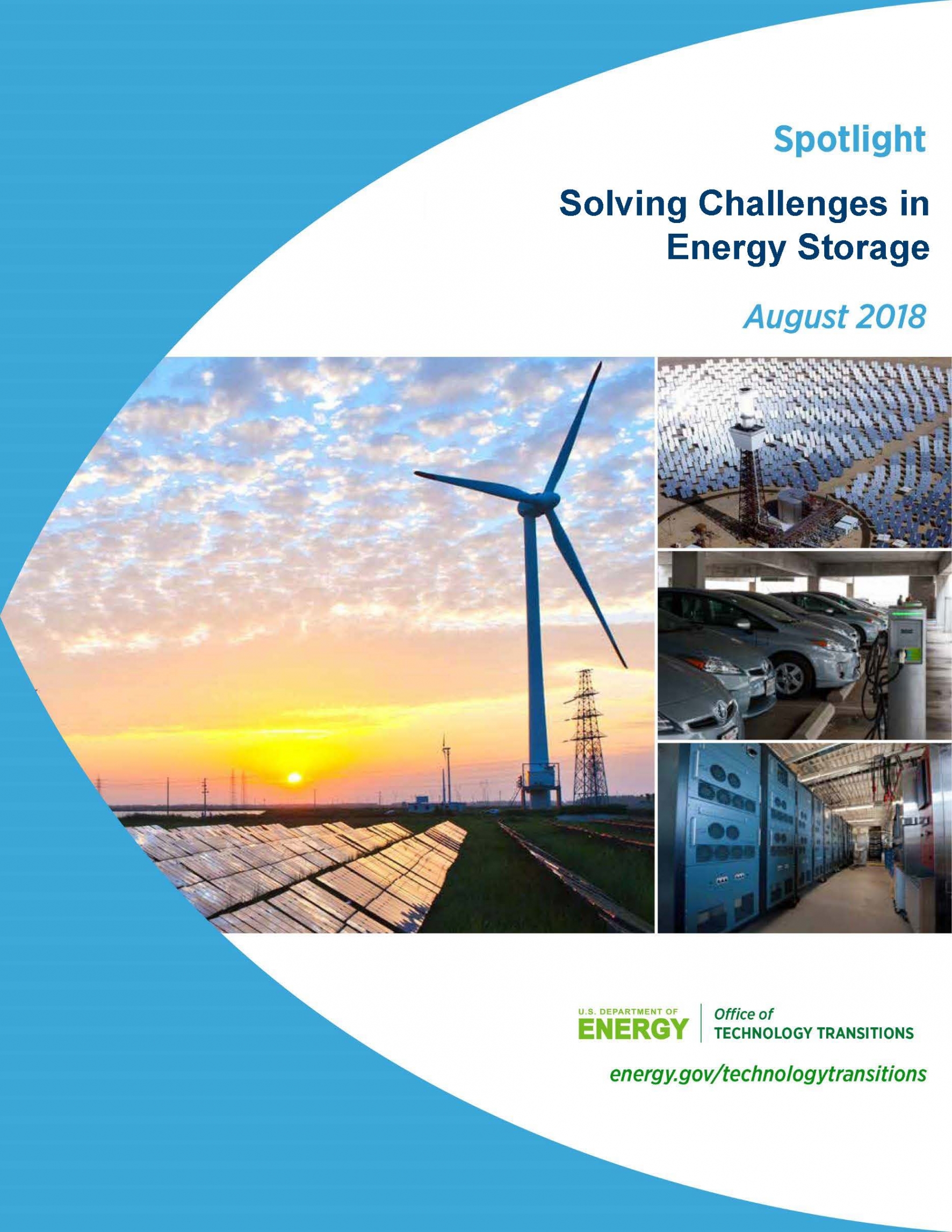 Take Up the Energy Storage Challenge! Department of Energy